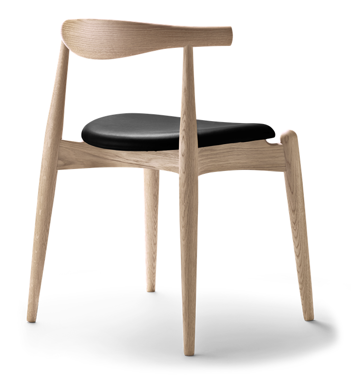 CH20 Elbow Chair, Oak - Leather