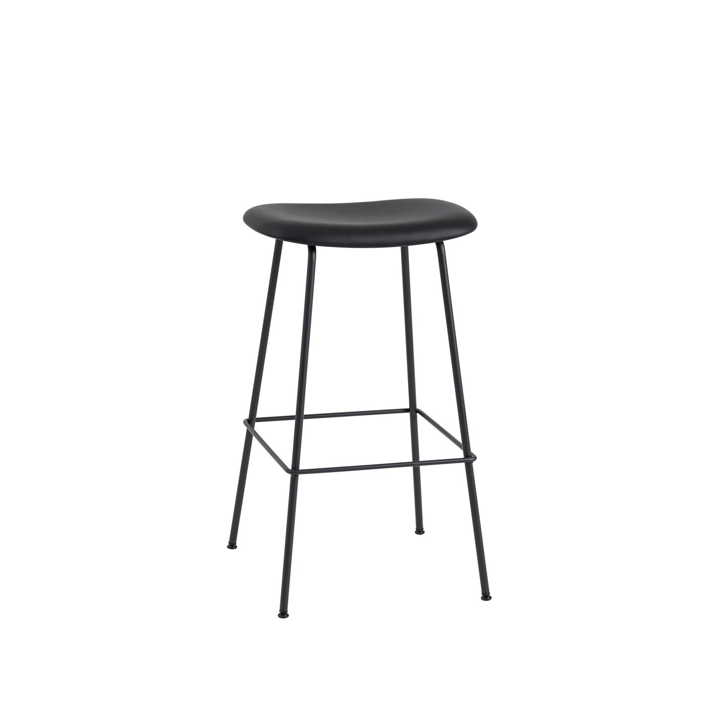 Fiber Bar Stool / Tube Base H: 75cm / 29.5in