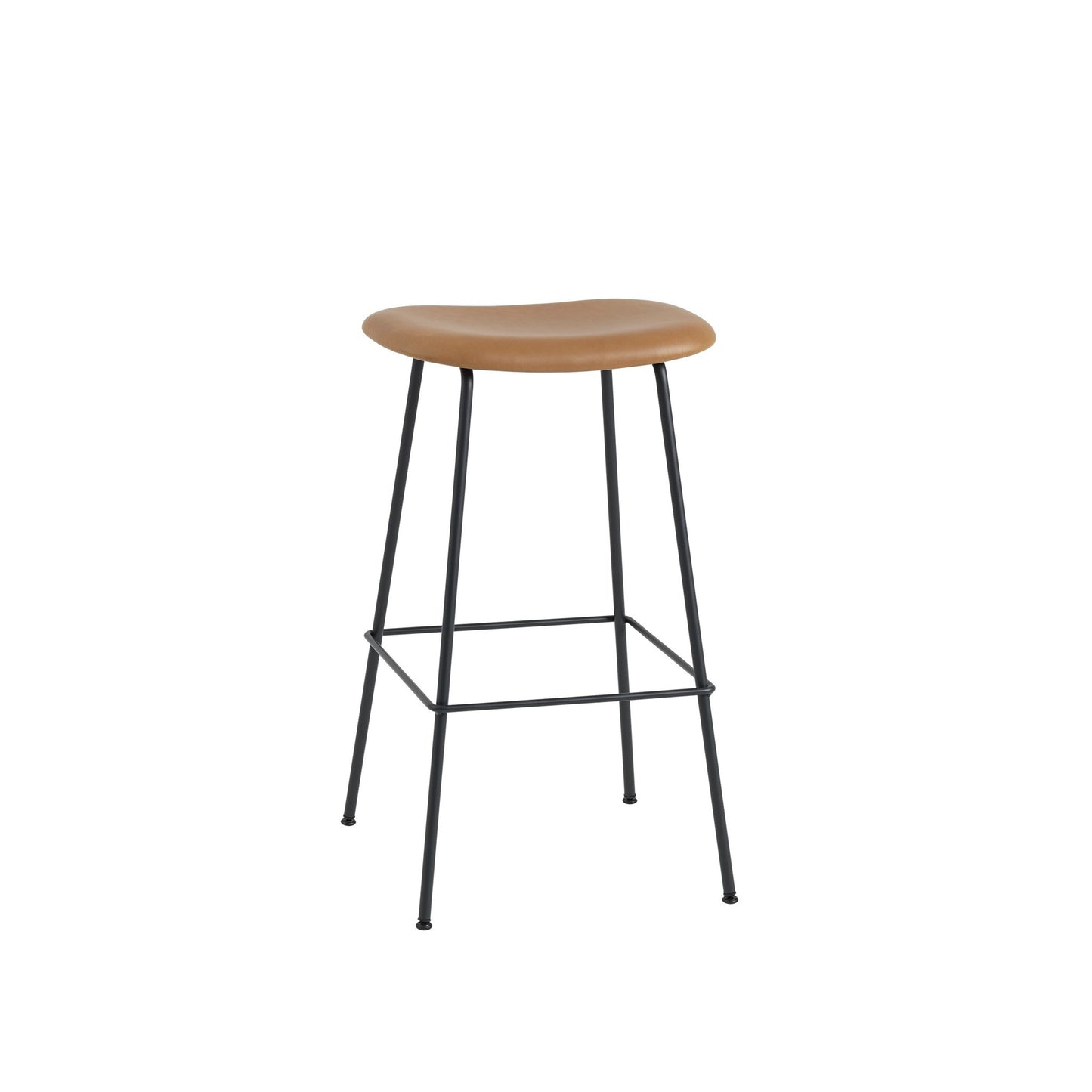 Fiber Bar Stool / Tube Base H: 75cm / 29.5in