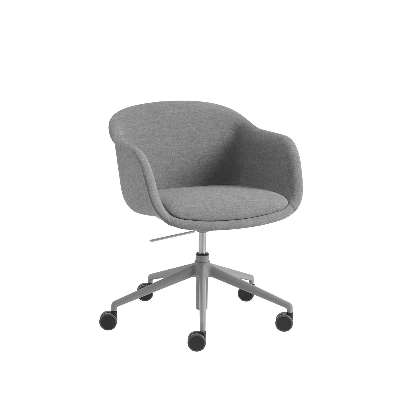 Fiber Conference Armchair / Swivel Base with Gas Lift, Castors, Tilt