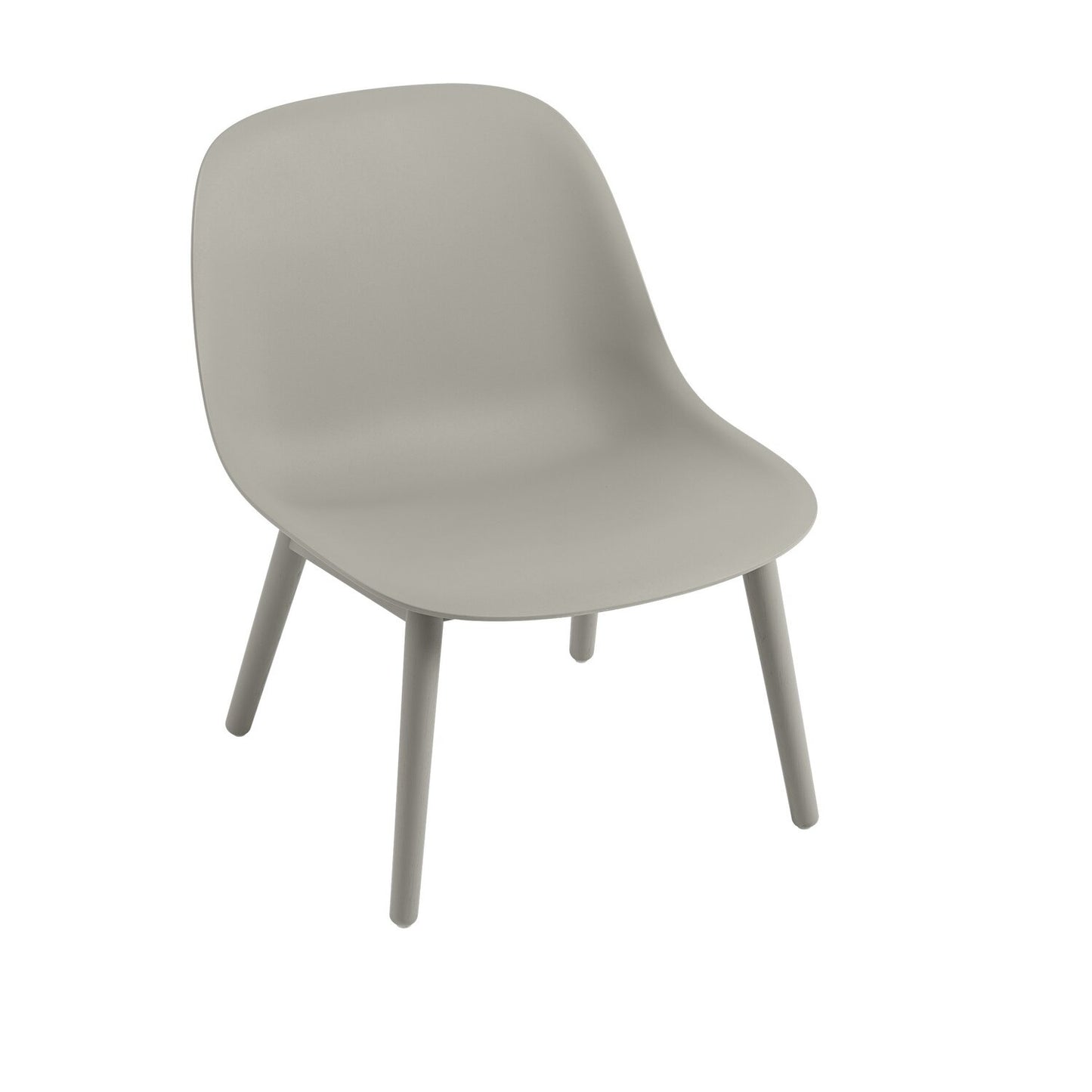 Fiber Lounge Chair / Wood Base