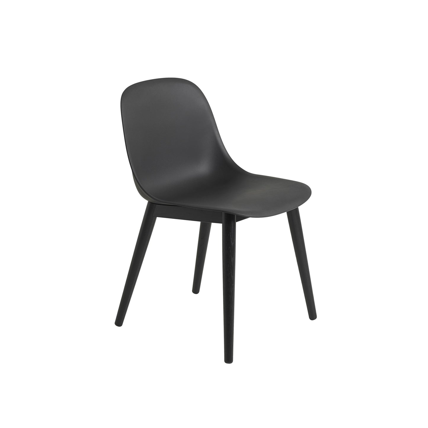 Fiber Side Chair / Wood Base