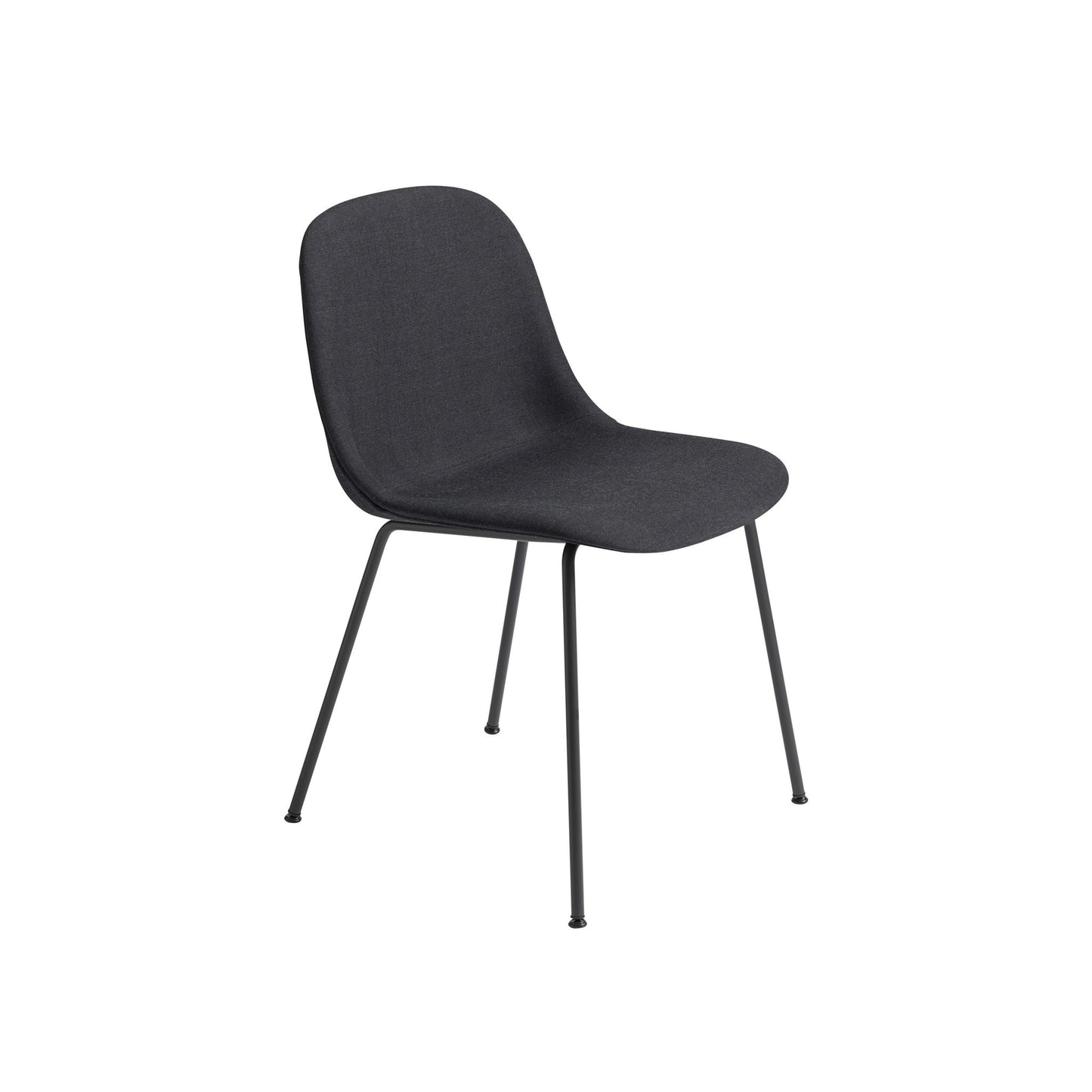 Fiber Side Chair / Tube Base, Upholstered