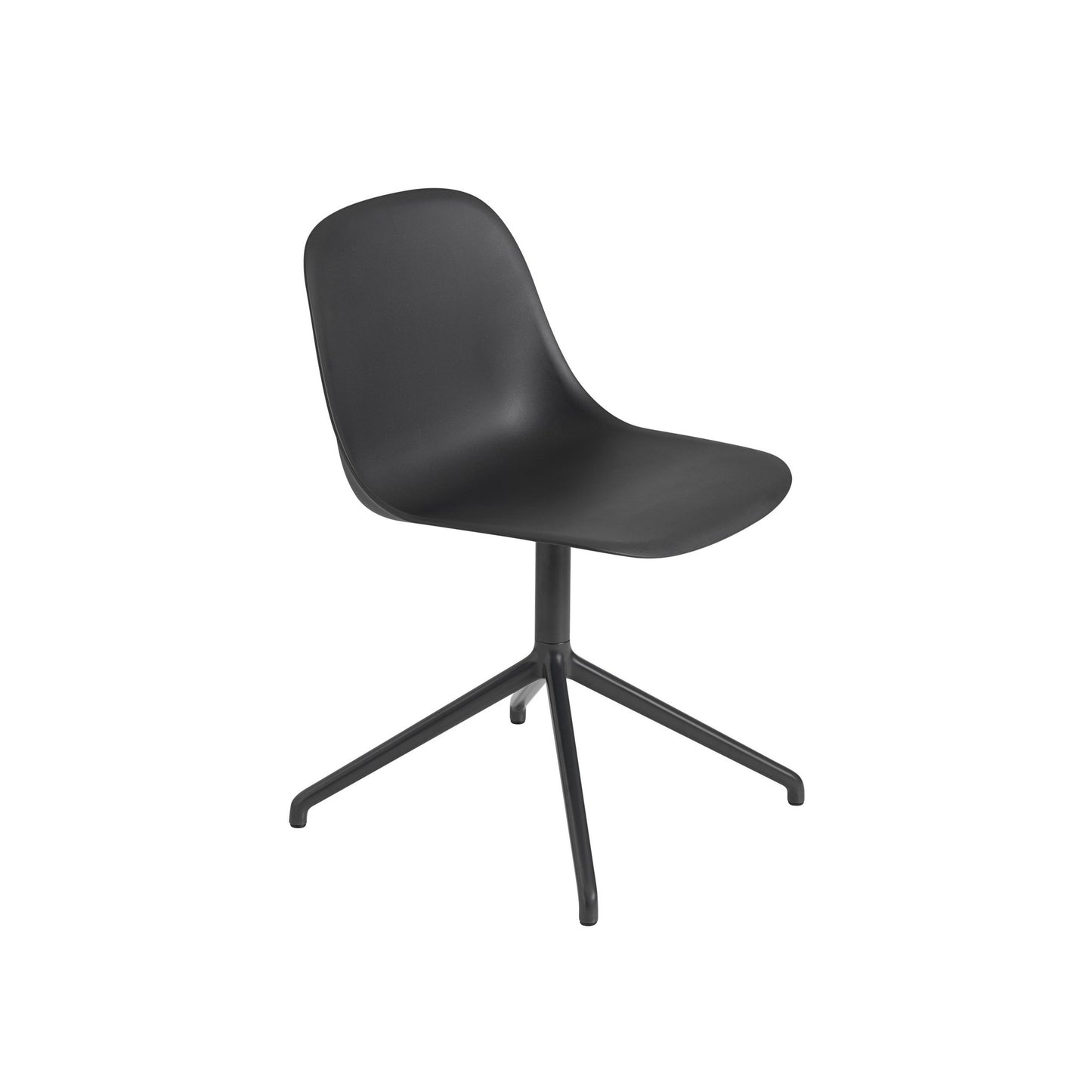 Fiber Side Chair / Swivel Base with Return, Fiber Shell