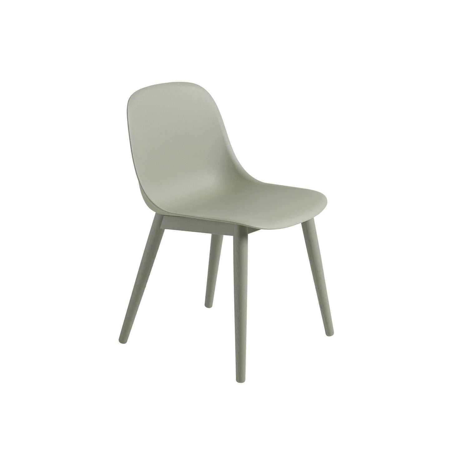 Fiber Side Chair / Wood Base