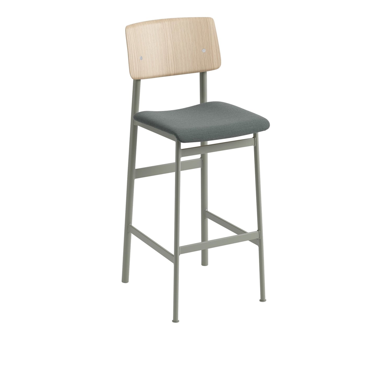 LOFT BAR STOOL / H: 75 CM / 29.5" UPHOLSTERED