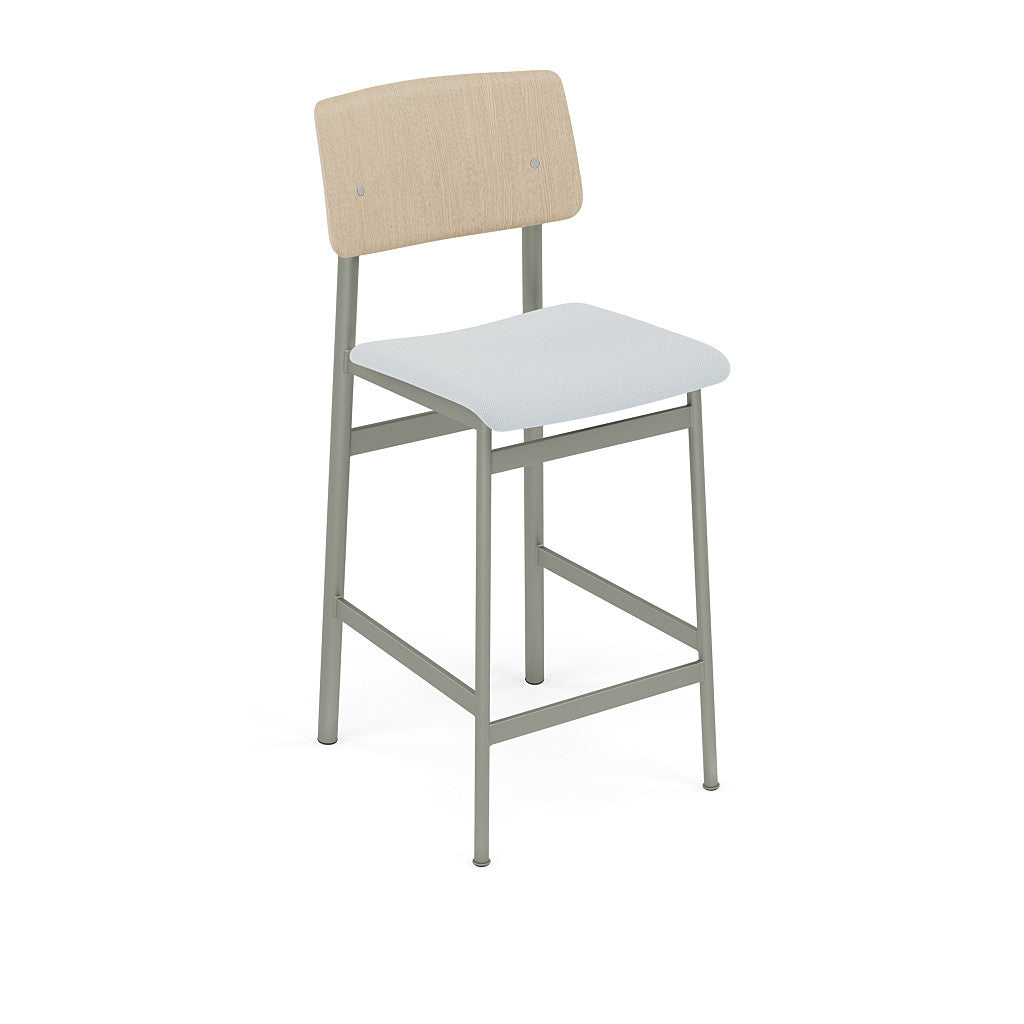 LOFT COUNTER STOOL / H: 65 CM / 25.6" UPHOLSTERED