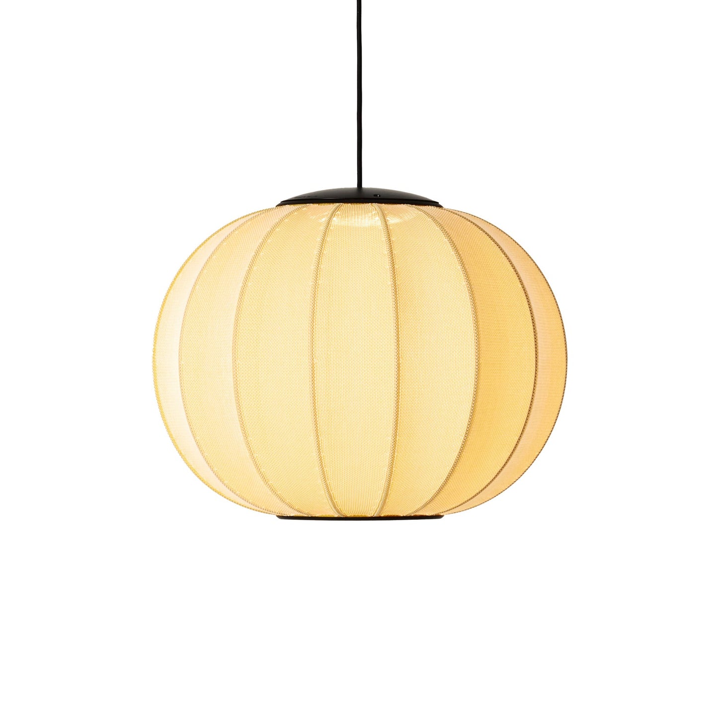 Knit-Wit Oval Pendant Lamp LED, Ø 45cm