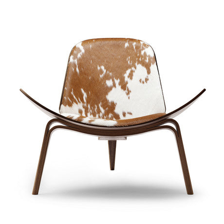 CH07 / SHELL CHAIR Leather (Oak)