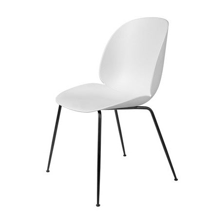 Beetle Dining Chair - Un-Upholstered, Conic Base, Black Matte Base