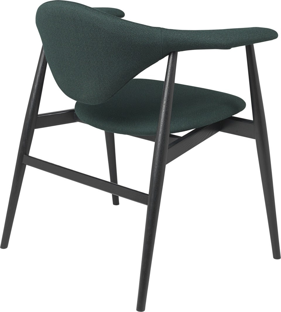 Masculo Dining Chair - Fully Upholstered, Wood base