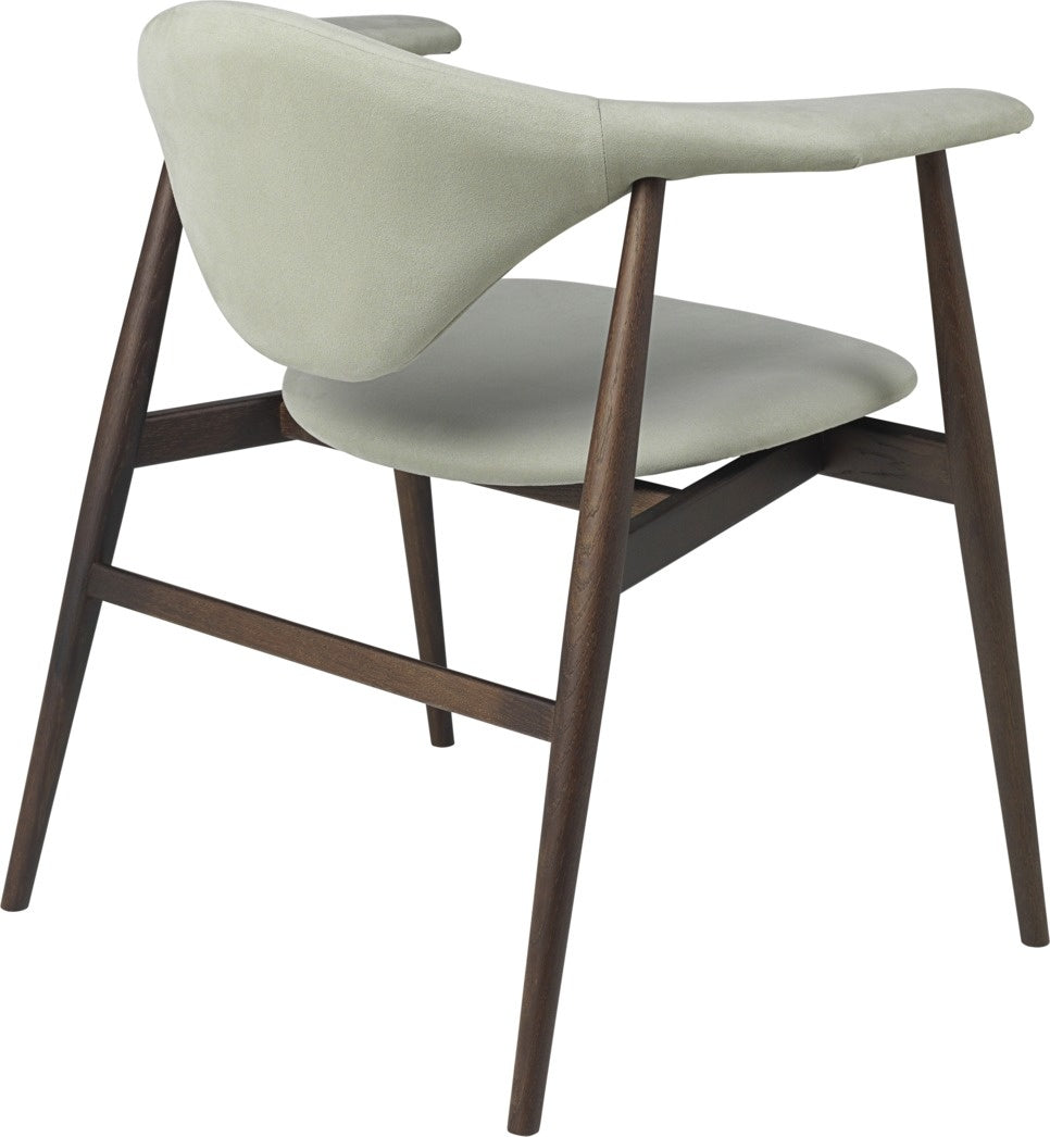 Masculo Dining Chair - Fully Upholstered, Wood base