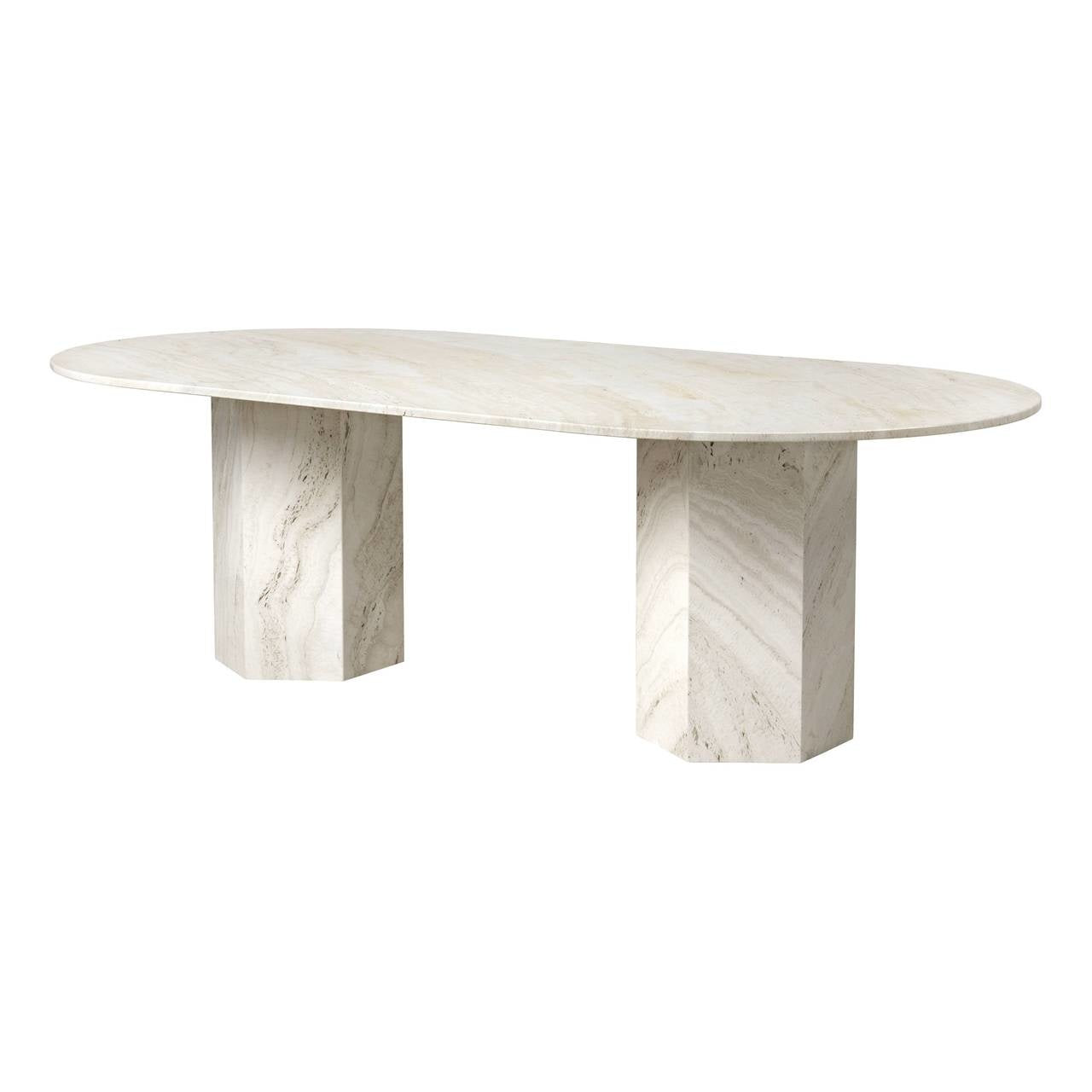 Epic Dining Table - Elliptical (Neutral White)