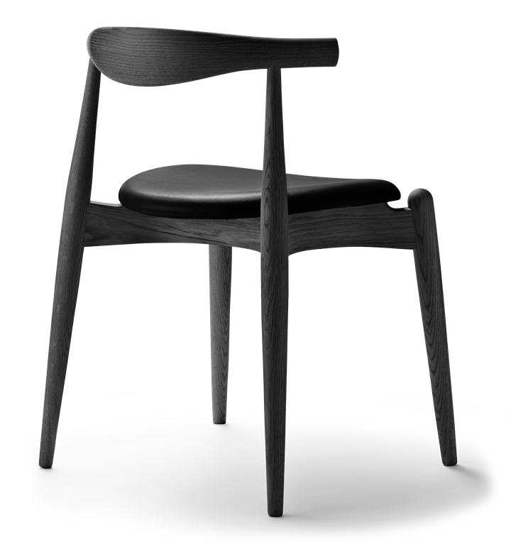 CH20 Elbow Chair, Oak - Leather