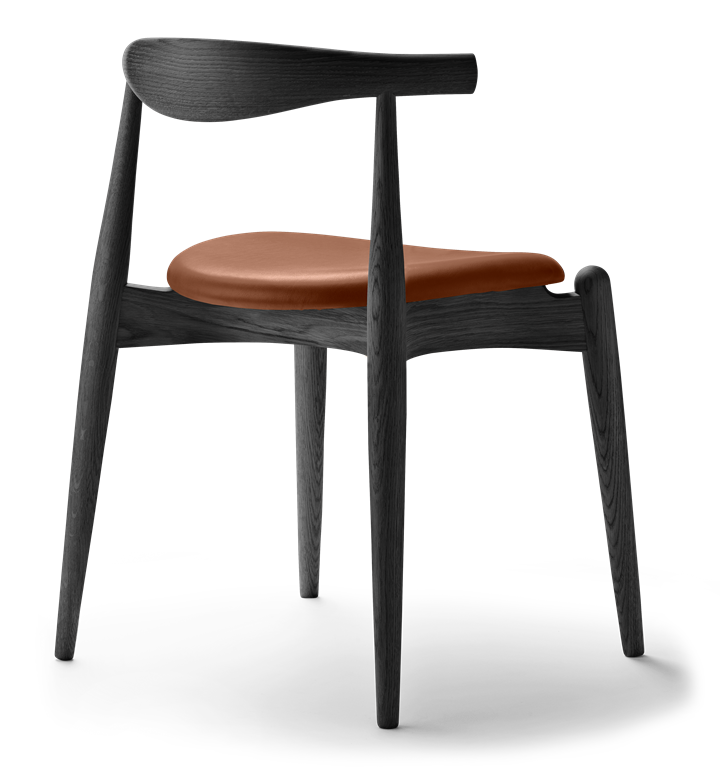 CH20 Elbow Chair, Oak - Leather