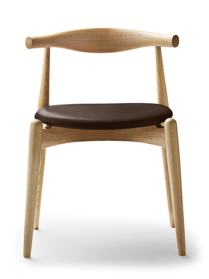 CH20 Elbow Chair, Oak - Leather