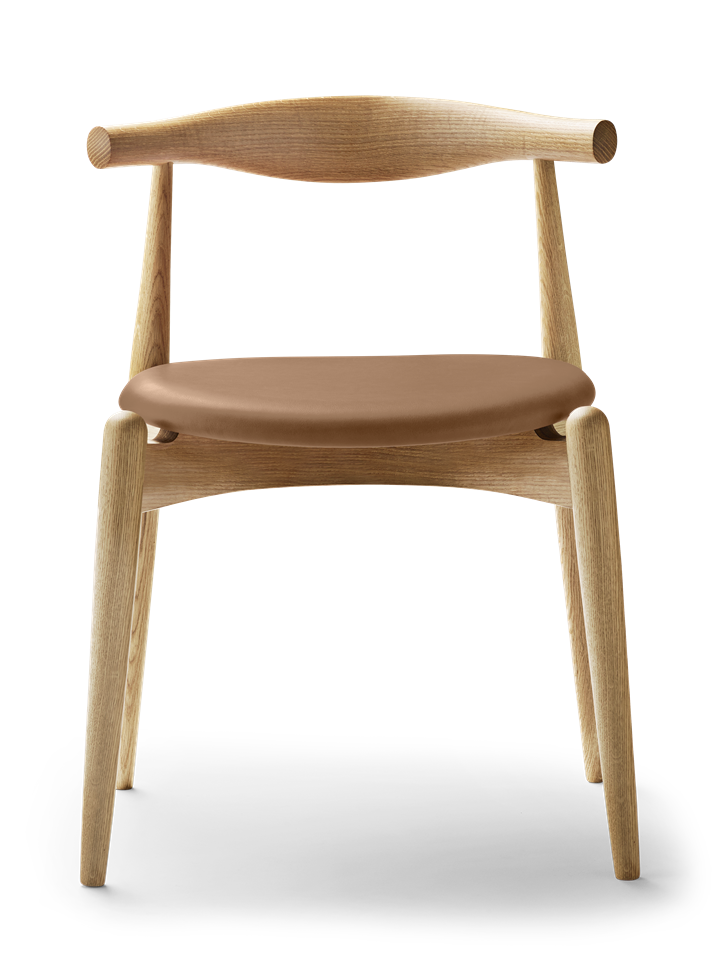 CH20 Elbow Chair, Oak - Leather