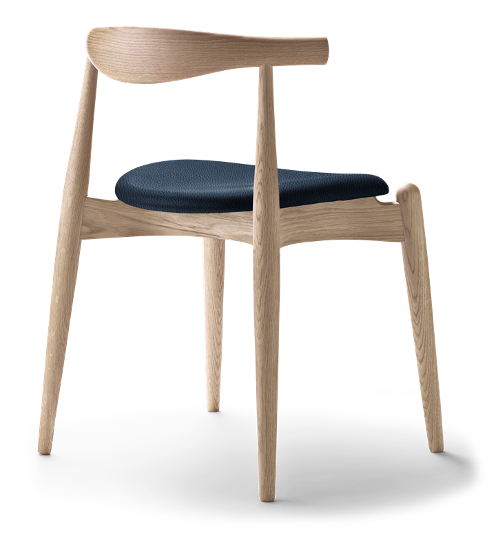 CH20 Elbow Chair, Oak - Leather
