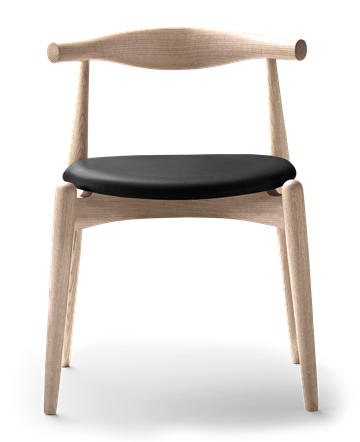CH20 Elbow Chair, Oak - Leather