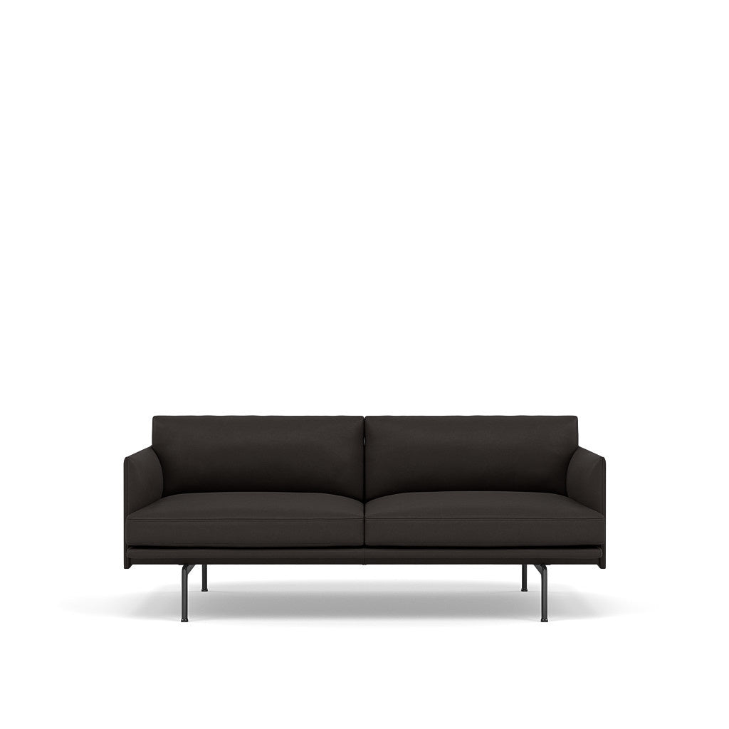 Outline Sofa / 2-Seater - Black Base
