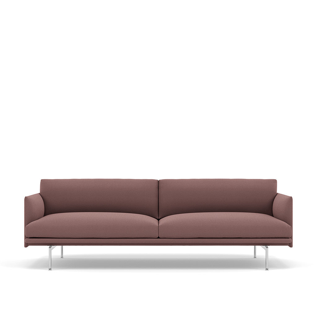 Outline Sofa / 3-Seater - Aluminum Base