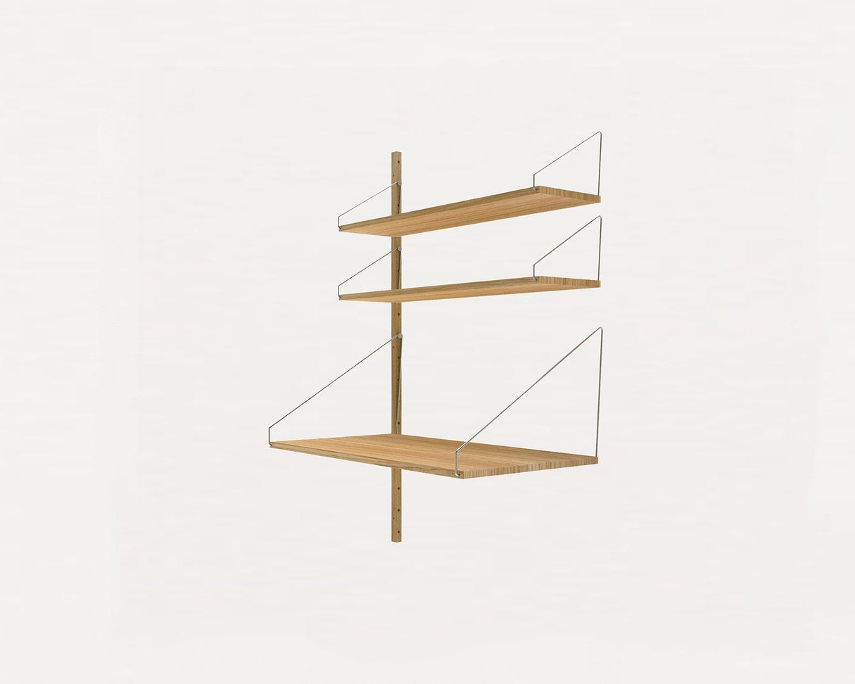 Shelf Library Natural Oiled H1148