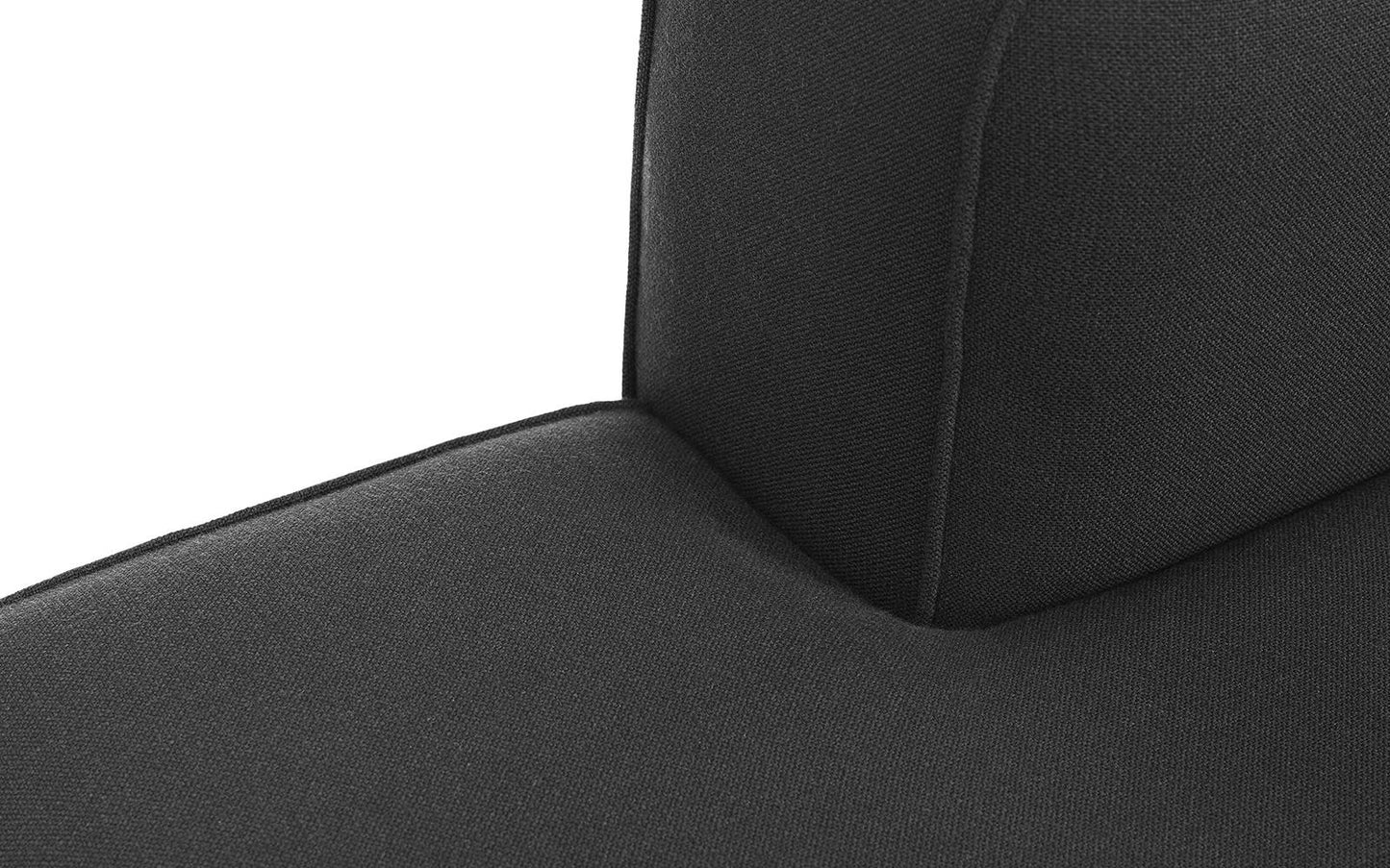 Rope Sofa Chaise Lounge Right With Pouf