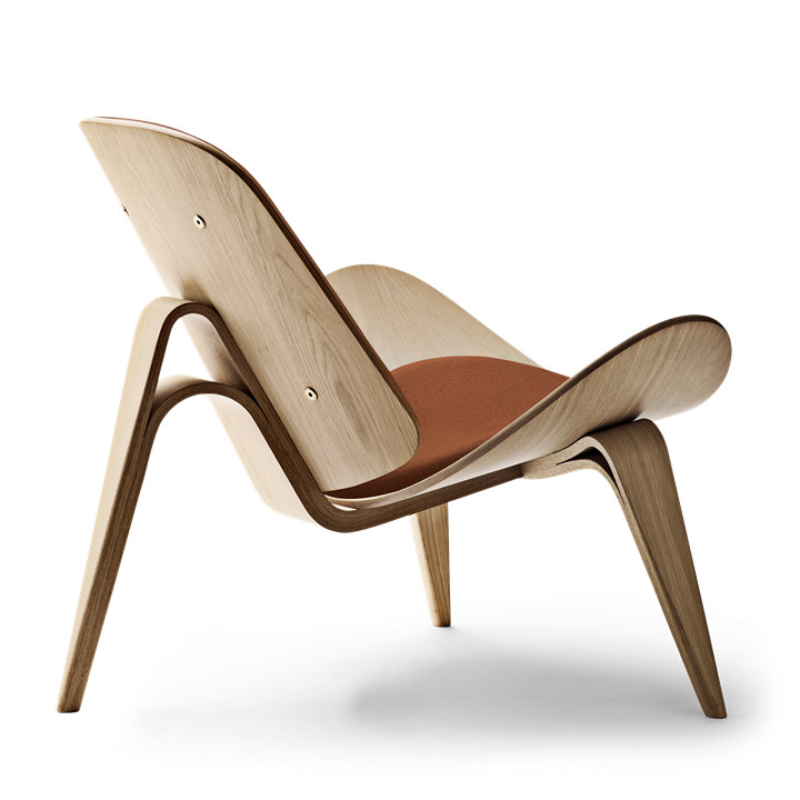 CH07 / SHELL CHAIR Leather (Oak)