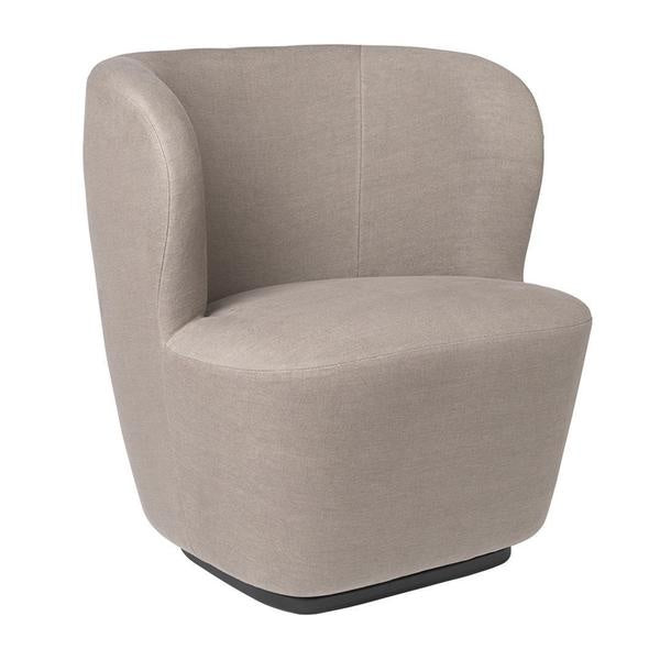 Stay Lounge Chair - Fully Upholstered, Small, Returning Swivel