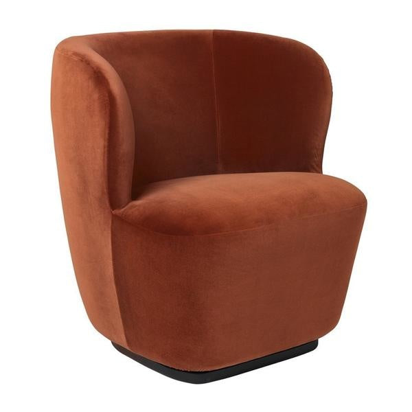 Stay Lounge Chair - Fully Upholstered, Small, Returning Swivel