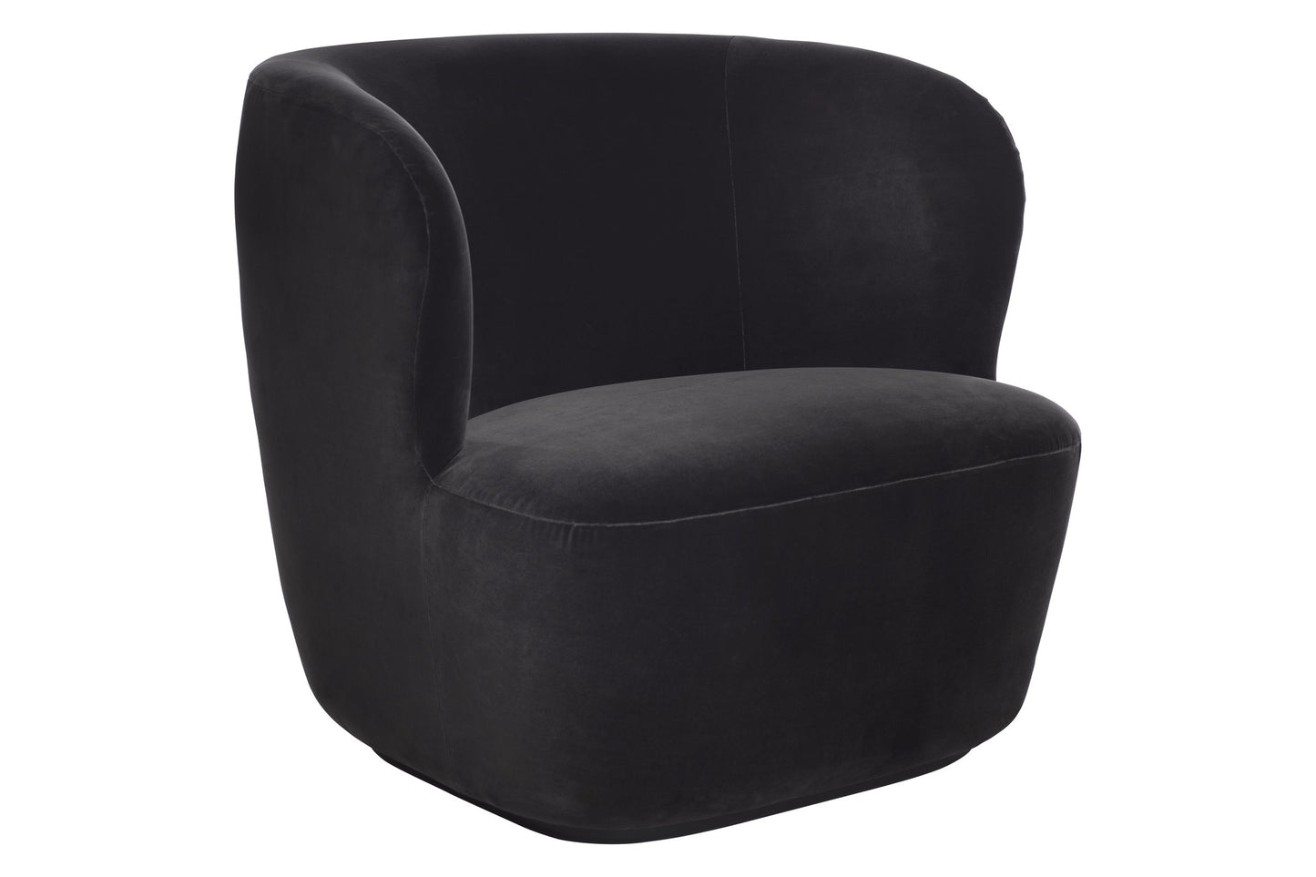 Stay Lounge Chair - Fully Upholstered, Large, Black base