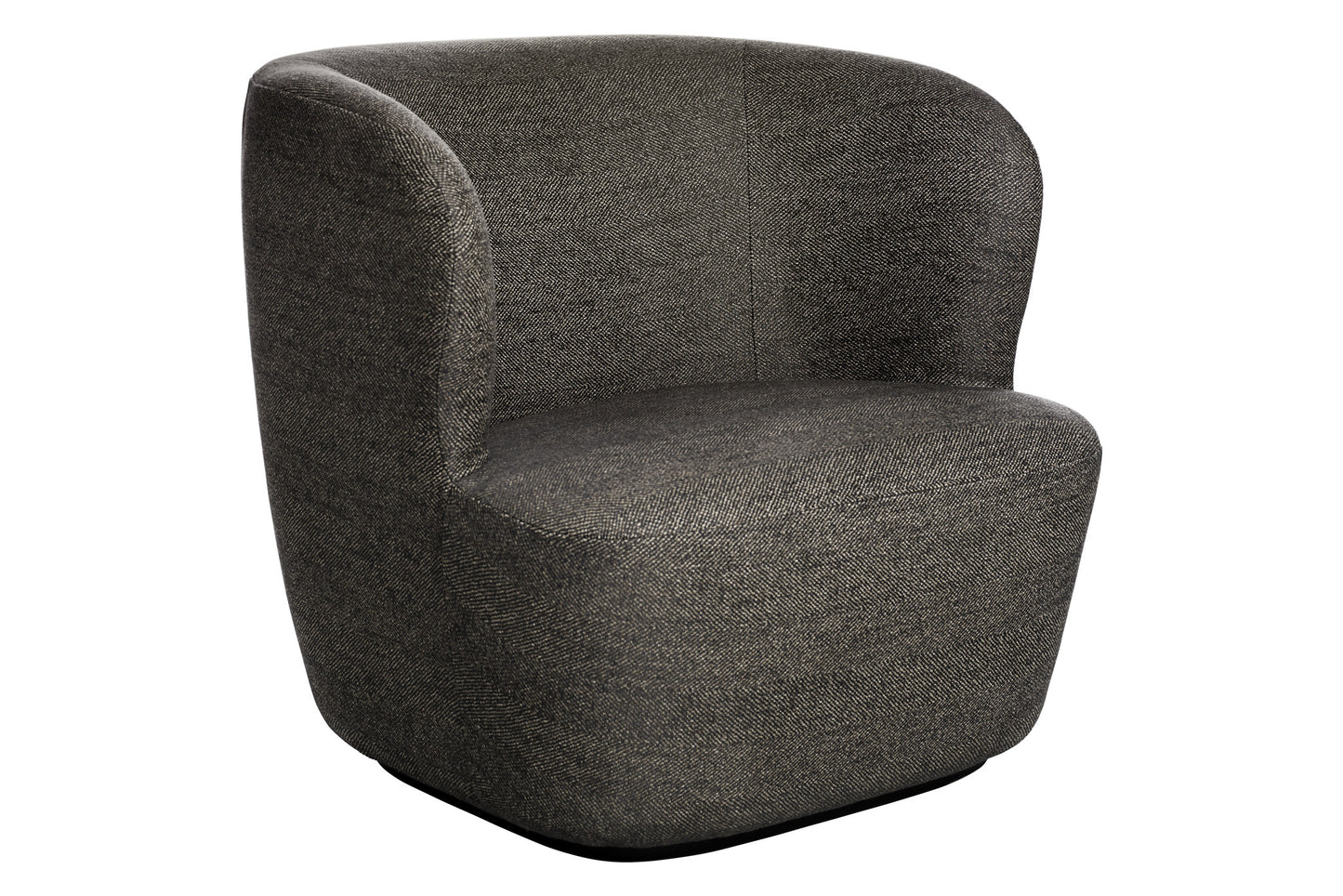 Stay Lounge Chair - Fully Upholstered, Large, Black base