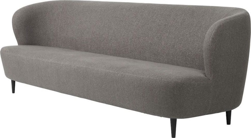 Stay Sofa - Fully Upholstered, 220x95, Wooden legs