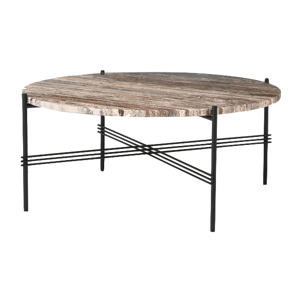 TS Coffee Table - Round, Ø80, Black Base