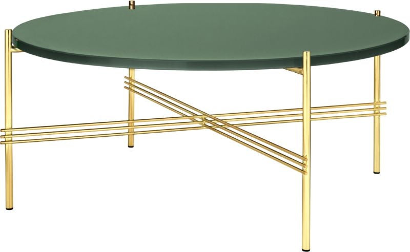 TS Coffee Table - Round, Ø80, Brass Base