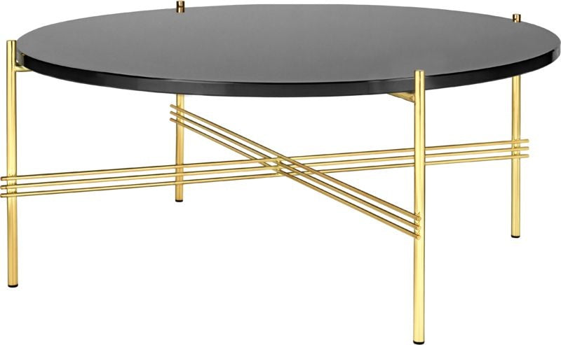 TS Coffee Table - Round, Ø80, Brass Base