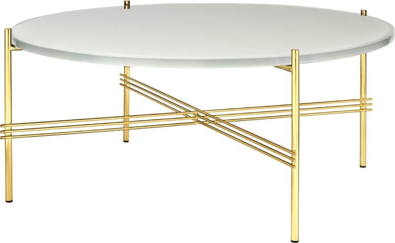 TS Coffee Table - Round, Ø80, Brass Base