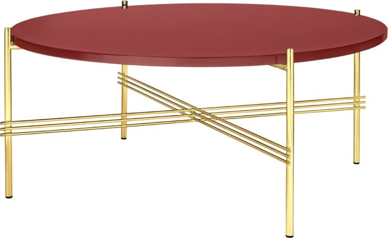 TS Coffee Table - Round, Ø80, Brass Base