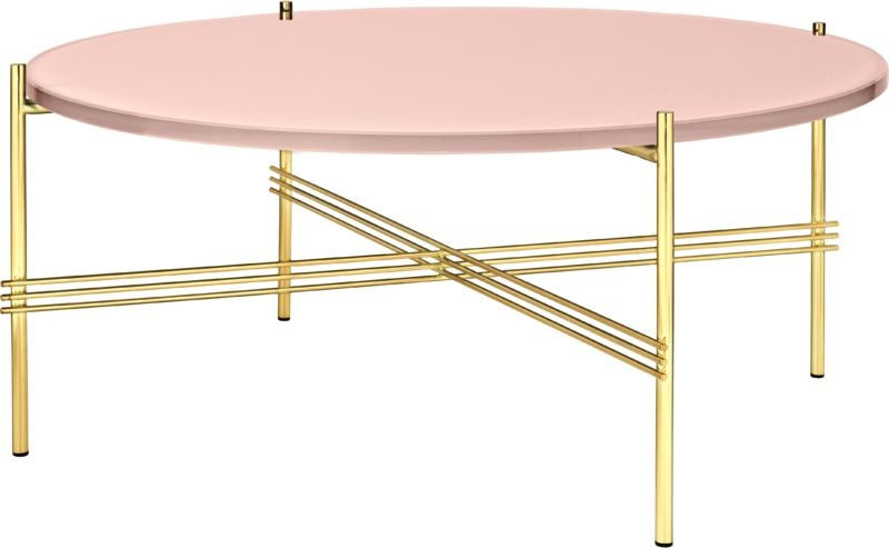 TS Coffee Table - Round, Ø80, Brass Base