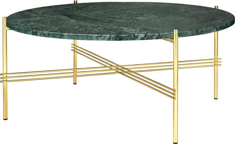 TS Coffee Table - Round, Ø80, Brass Base