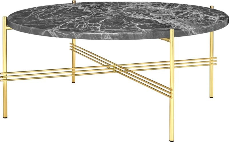 TS Coffee Table - Round, Ø80, Brass Base