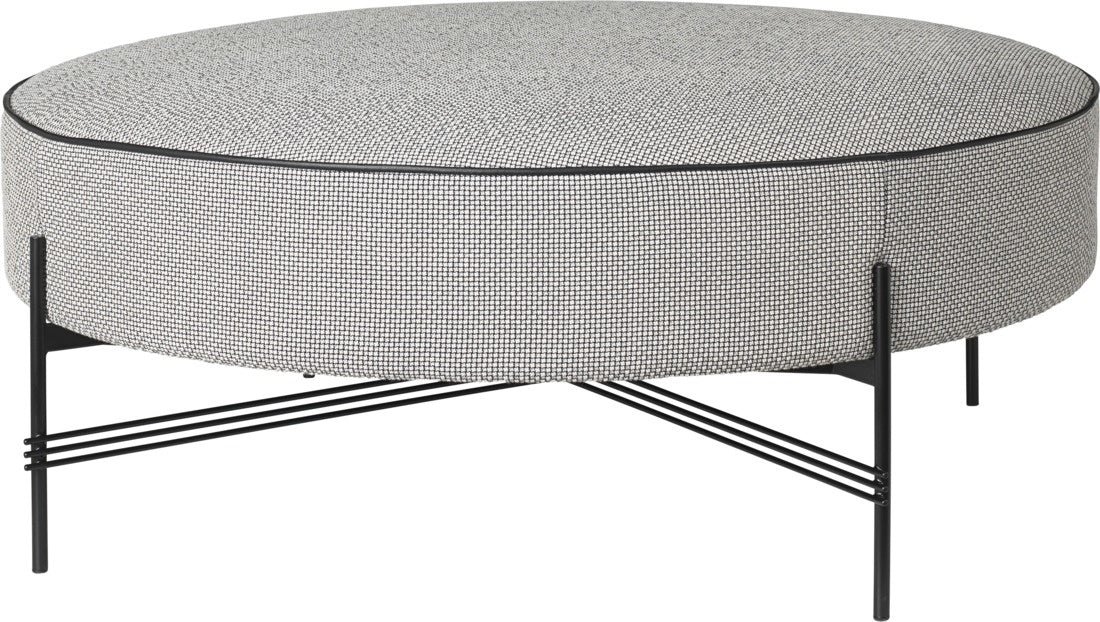 TS Pouffe - Fully Upholstered, 120x40, Black base