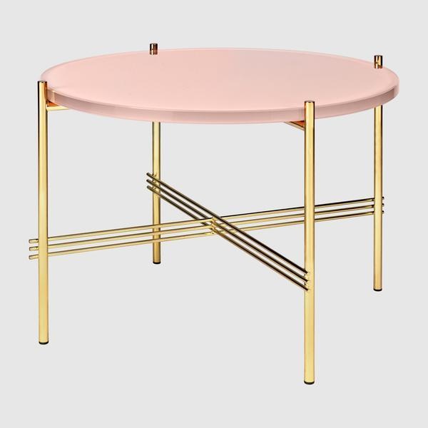 TS Coffee Table - Round, Ø55, Brass base