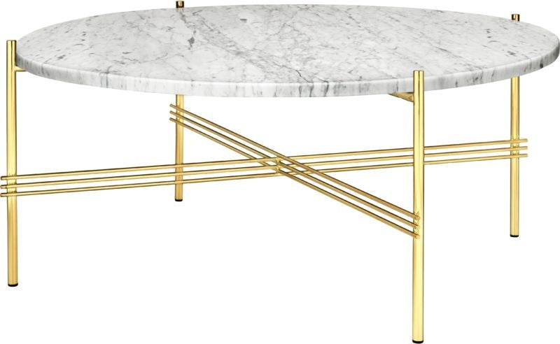 TS Coffee Table - Round, Ø80, Brass Base