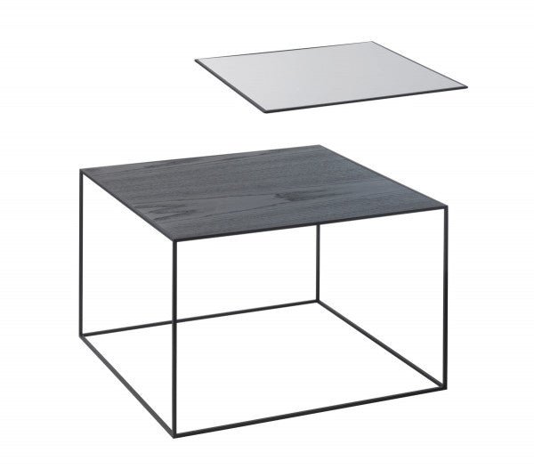 Twin 49 table, Black frame