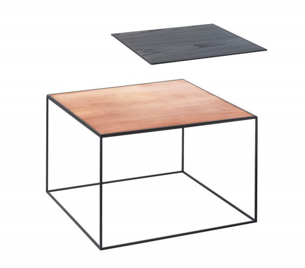 Twin 49 table, Black frame