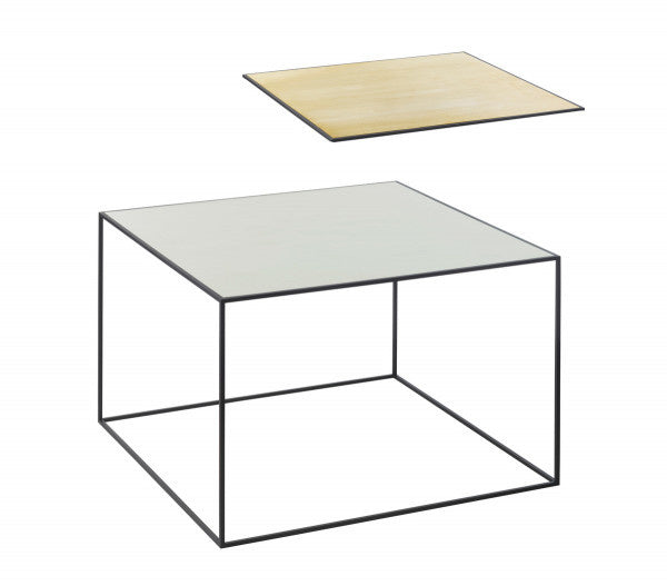 Twin 49 table, Black frame