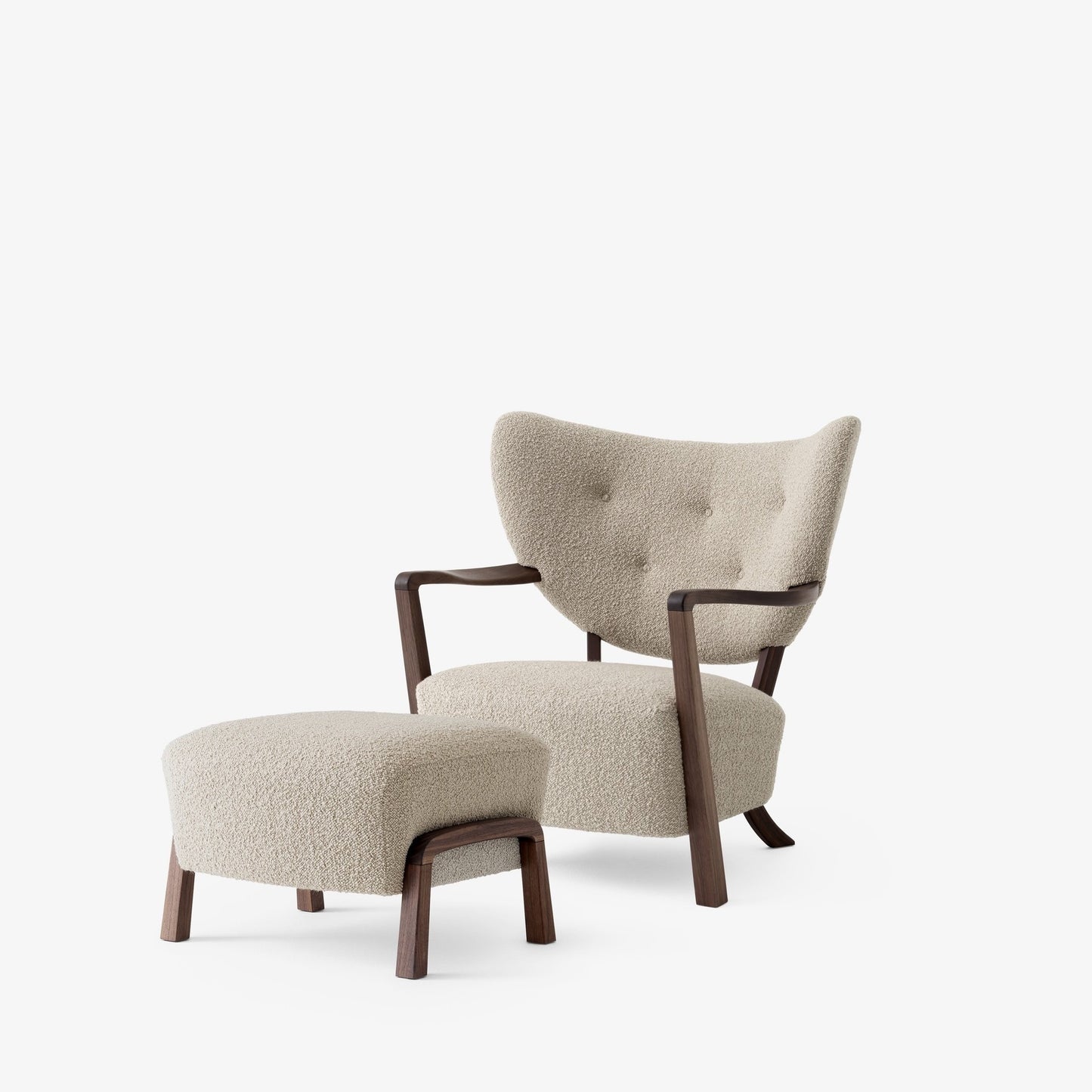 Wulff ATD2 Lounge Chair and Pouf