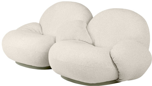 Pacha Outdoor Sofa - Fully Upholstered, 2-seater with armrests incl. middle armrest