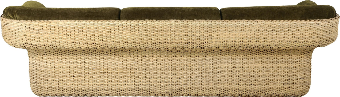 Basket Sofa - Fully Upholstered, 3-seater